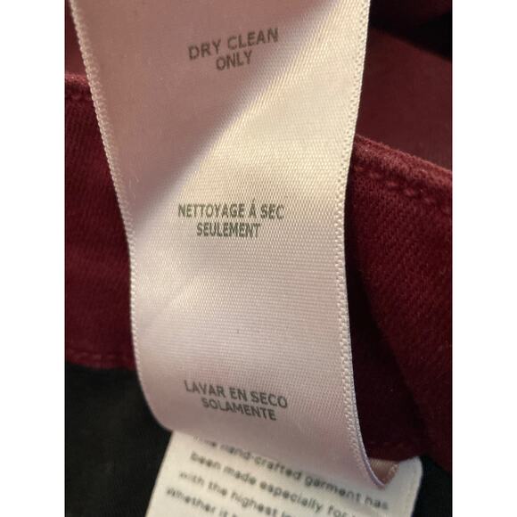Good American Skinny Sculpting Super Stretch Jeans Sz 10/30 in Burgundy NWT - Picture 8 of 8